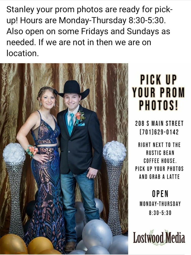 Prom Photo Pickup Info