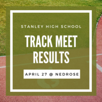 Track Results April 27 at Nedrose