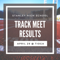 April 29 Varsity Track Results at Tioga