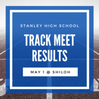 May 1 Varsity Track Results at Shiloh